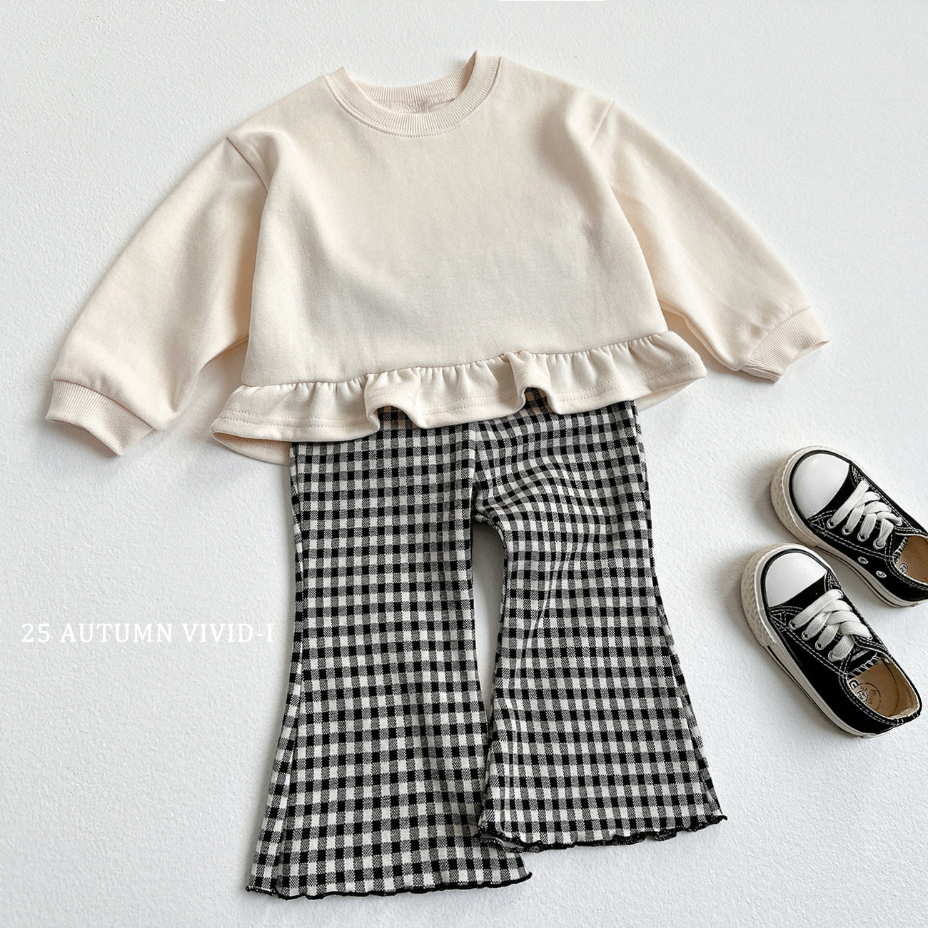Jacquard Pattern Flared Pants