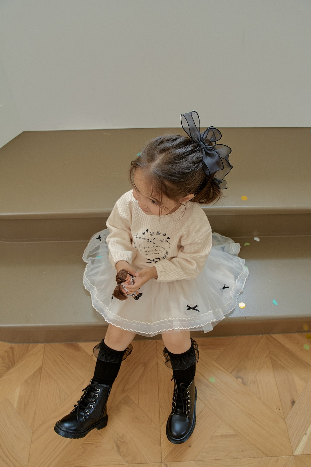Ribbon Tulle Skirt