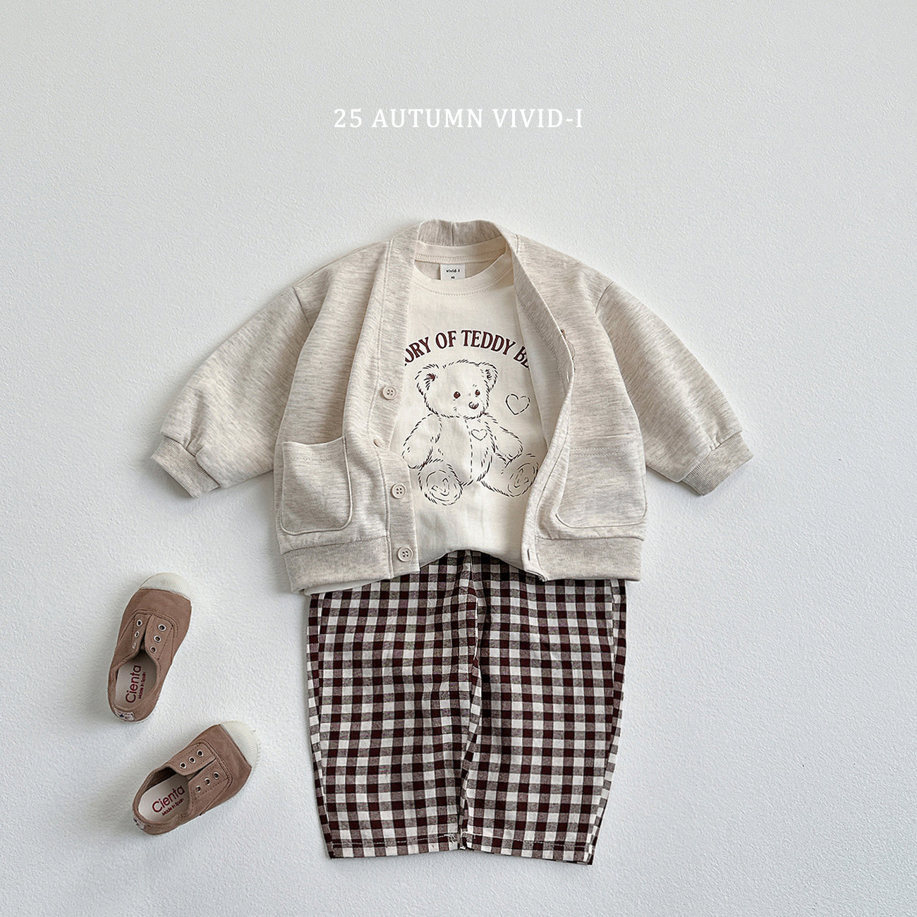 Bear Embroidery Cardigan