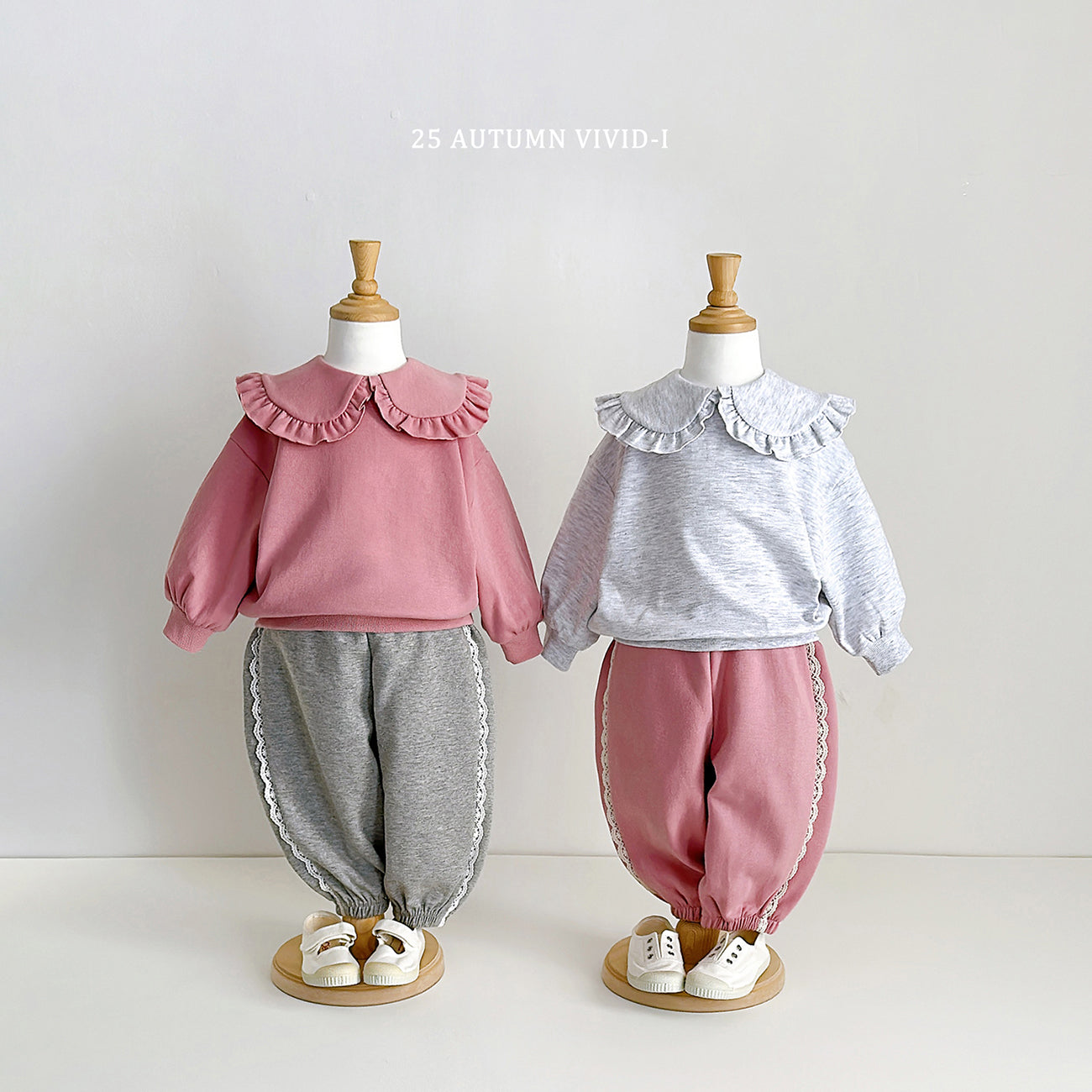 Round Collar Flared Set-up