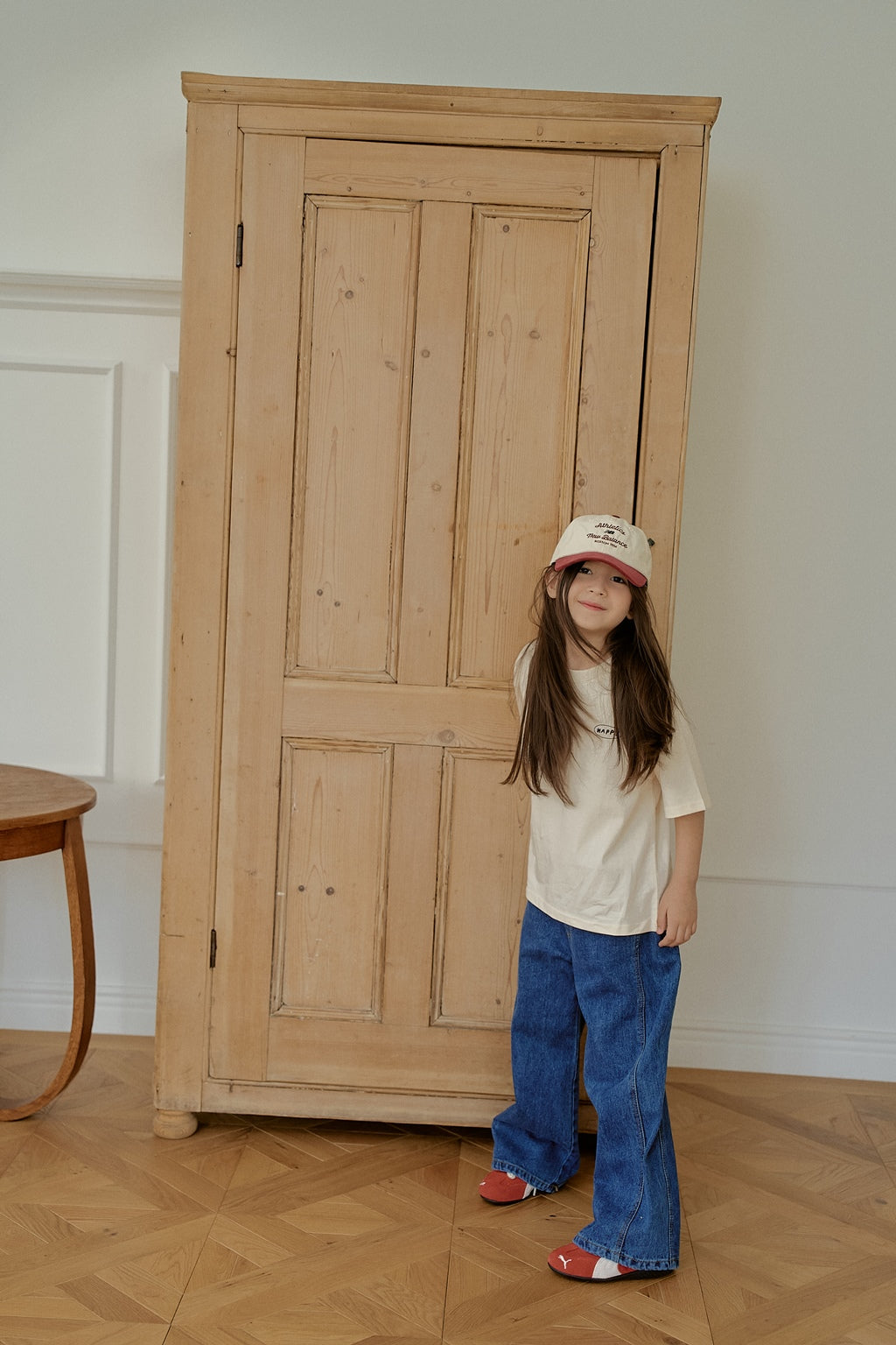 Pleated Denim Pants