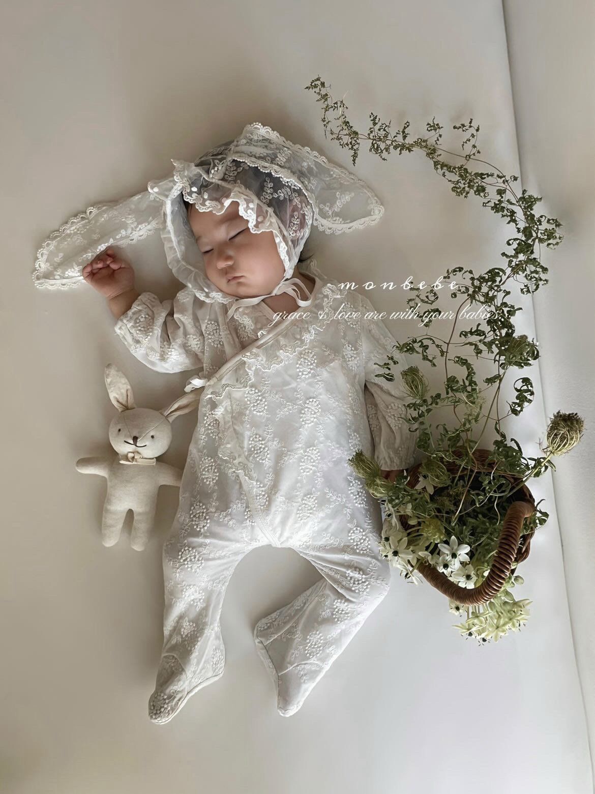 Lace Bunny Bonnet