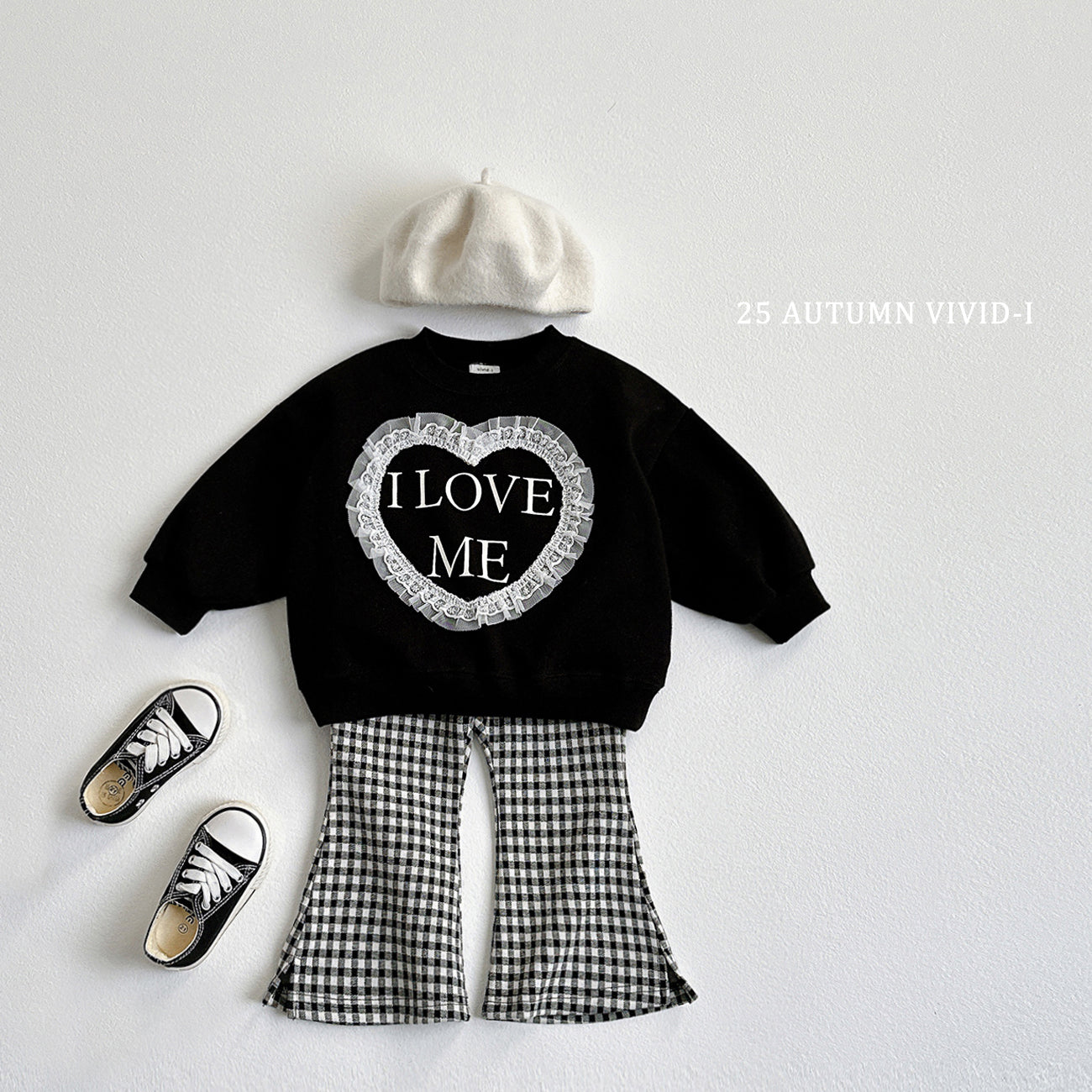 Lace Heart Sweatshirt