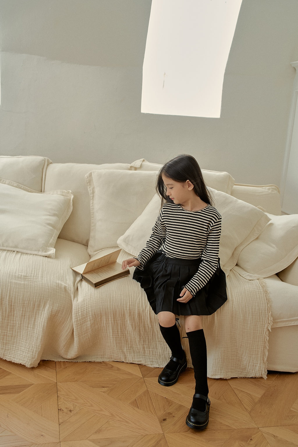 Day Pleated Skirt