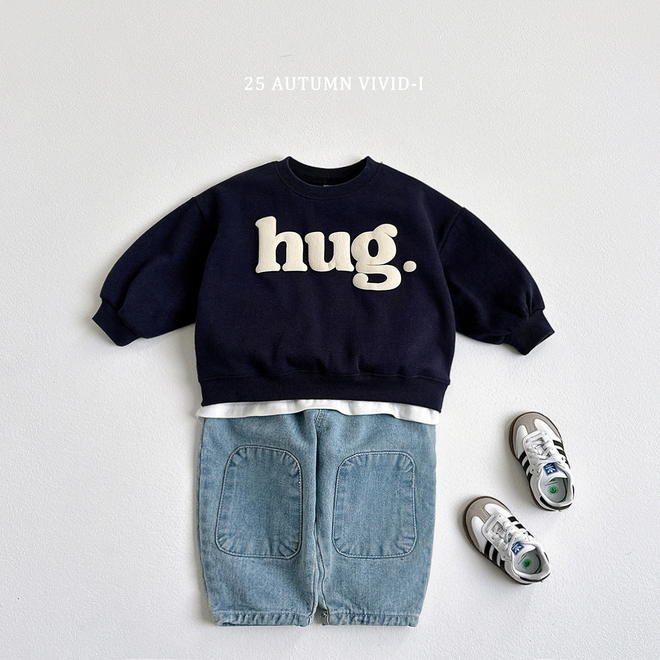 Hug Embossed Sweatshirt