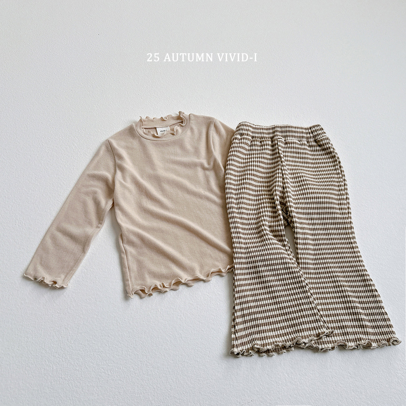 Stripe Flared Pants