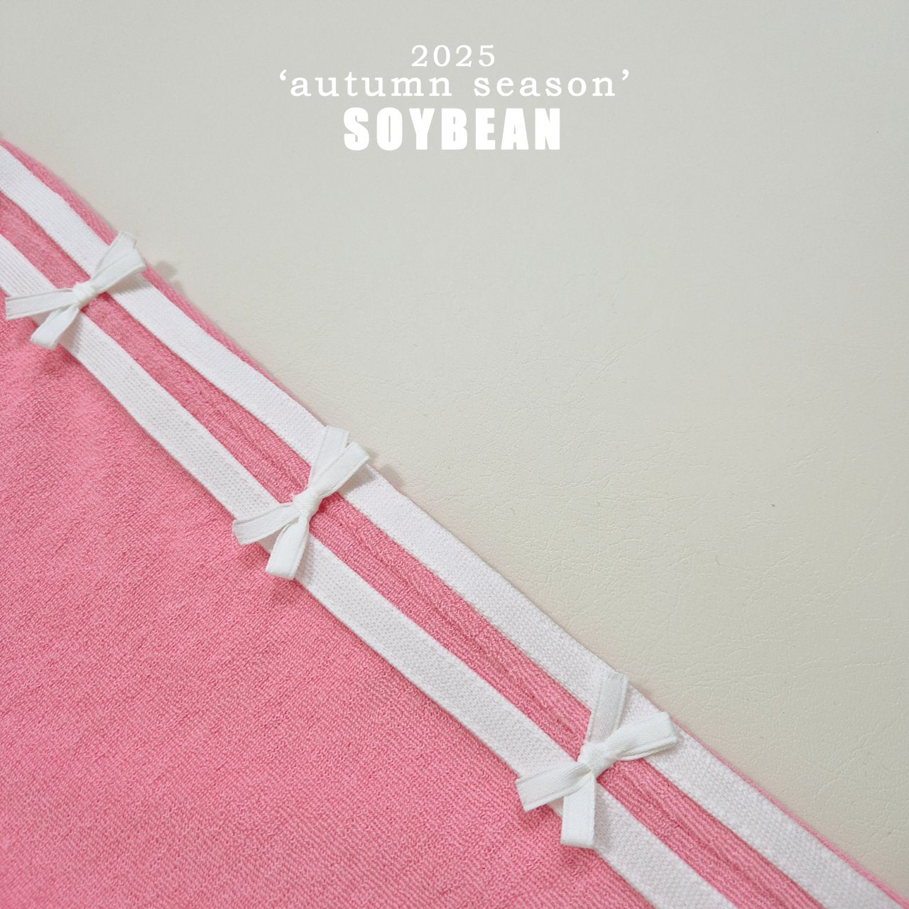Ribbon Terry Line Pants