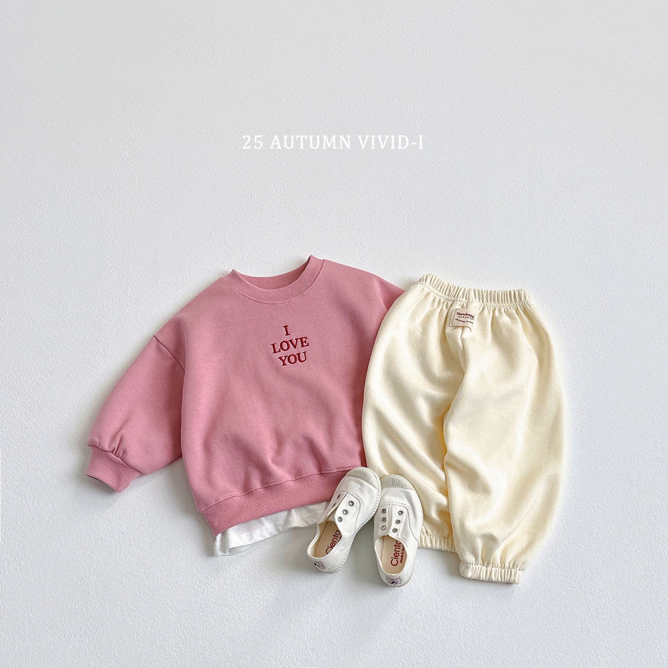 Love Embroidery Set (Top + Bottom)