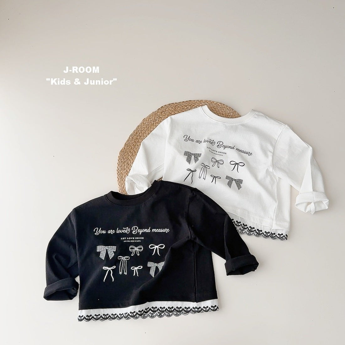 Ribbon Hem Lace Tee