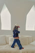 Pleated Denim Pants