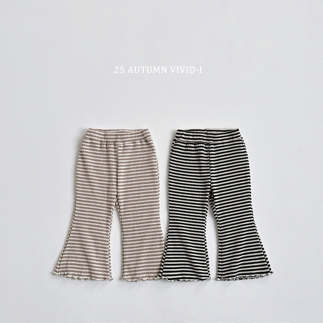 Stripe Flared Pants