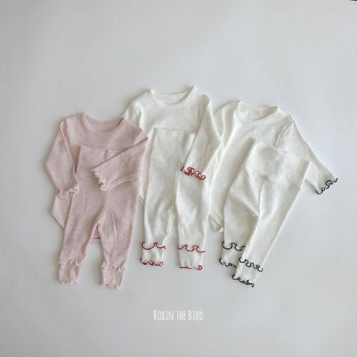 Modal Frill Bodysuit Set