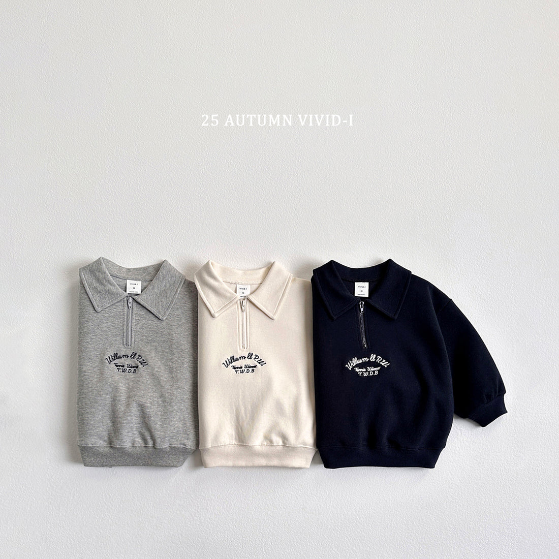 Embroidery Anorak Sweatshirt
