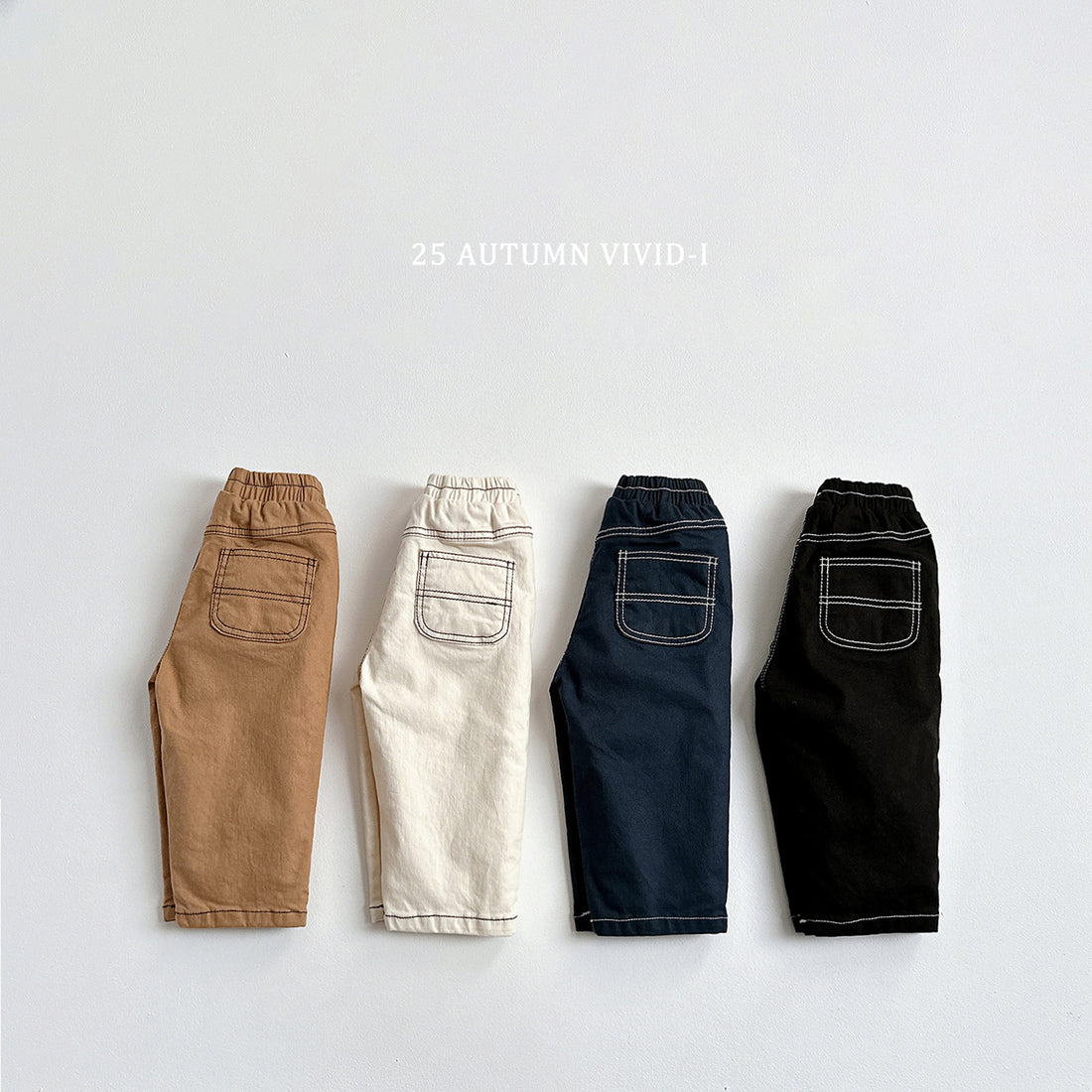 Fall Stitch Cotton Pants