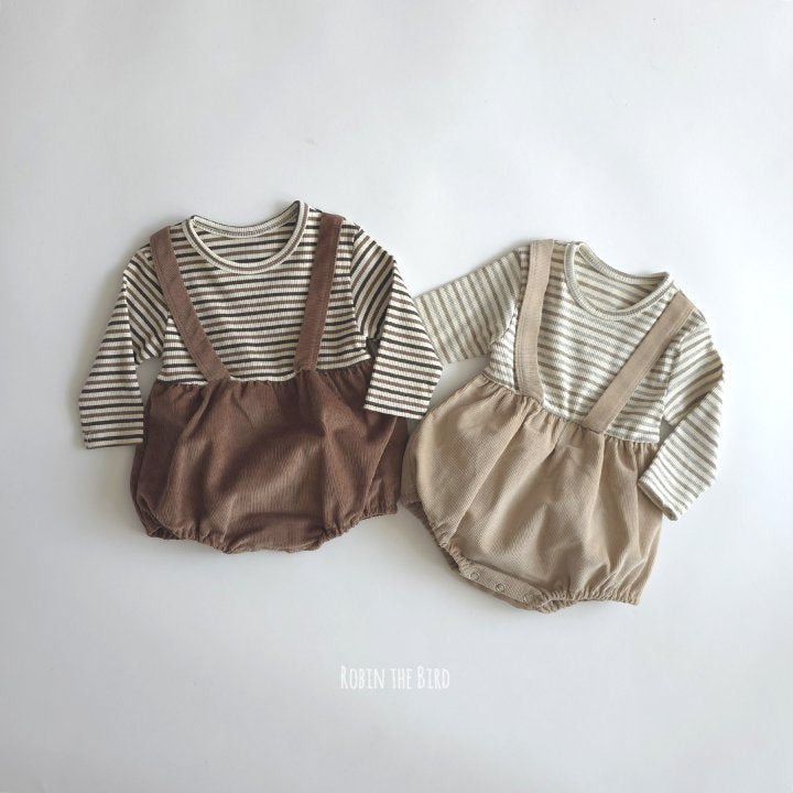 Corduroy Overall Suit
