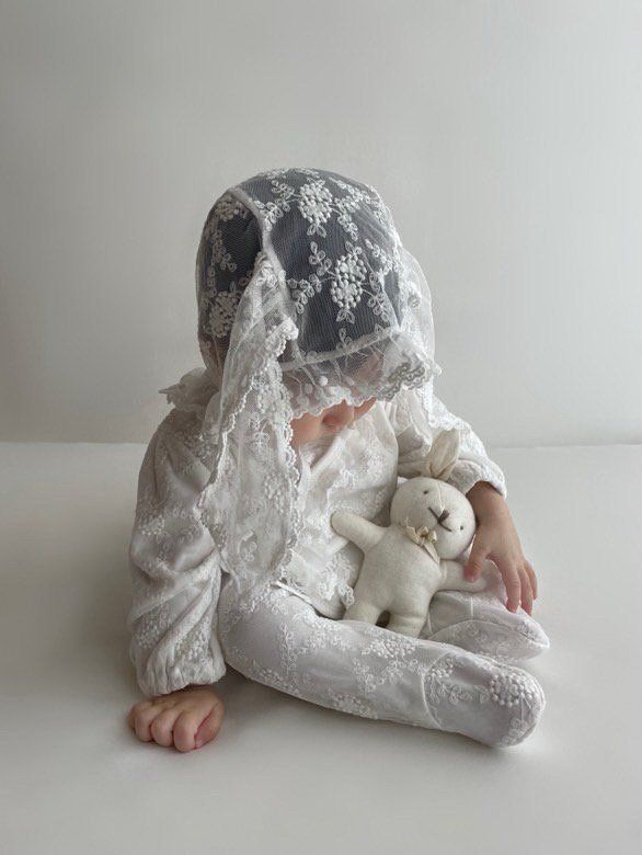 Lace Bunny Bonnet