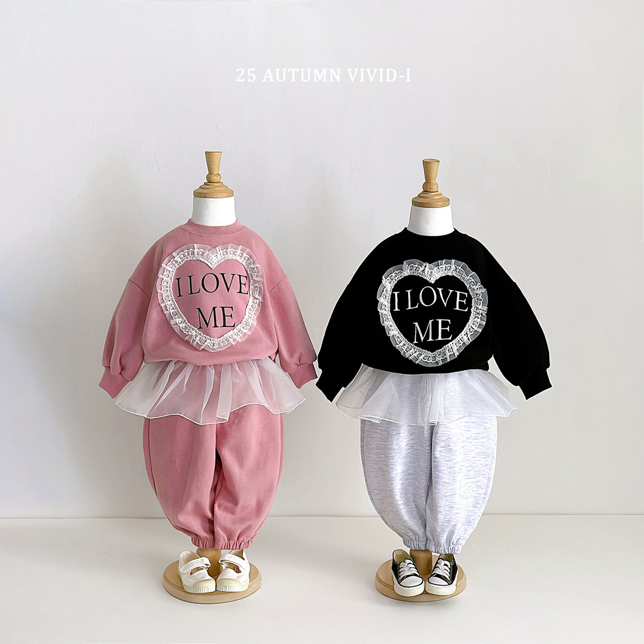 Lace Heart Sweatshirt