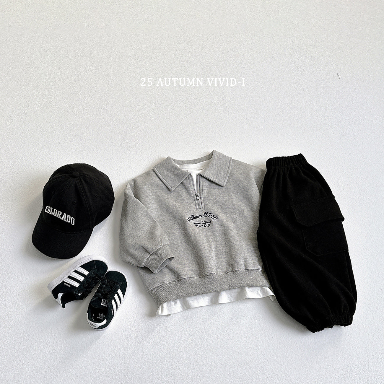 Embroidery Anorak Sweatshirt
