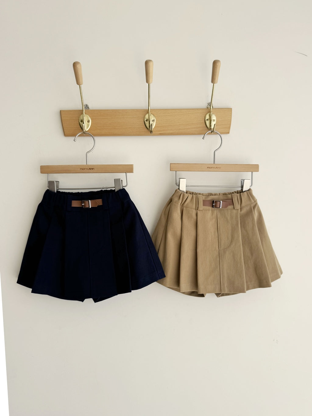 Belted Cotton Skirt