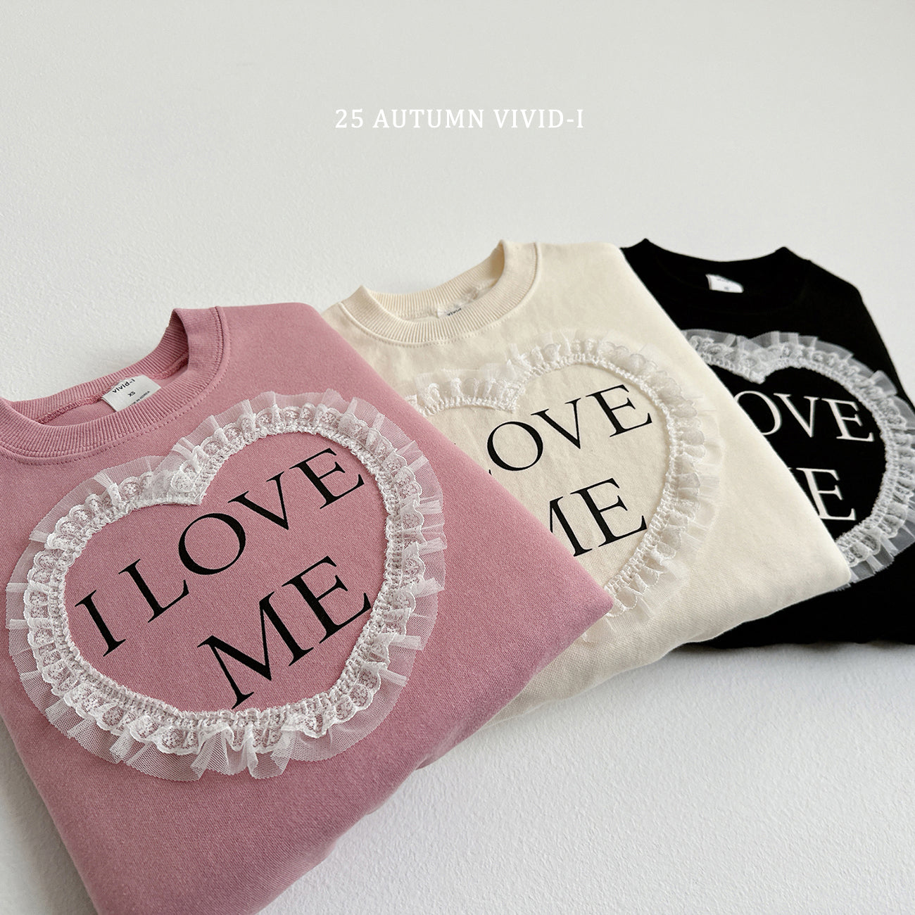 Lace Heart Sweatshirt