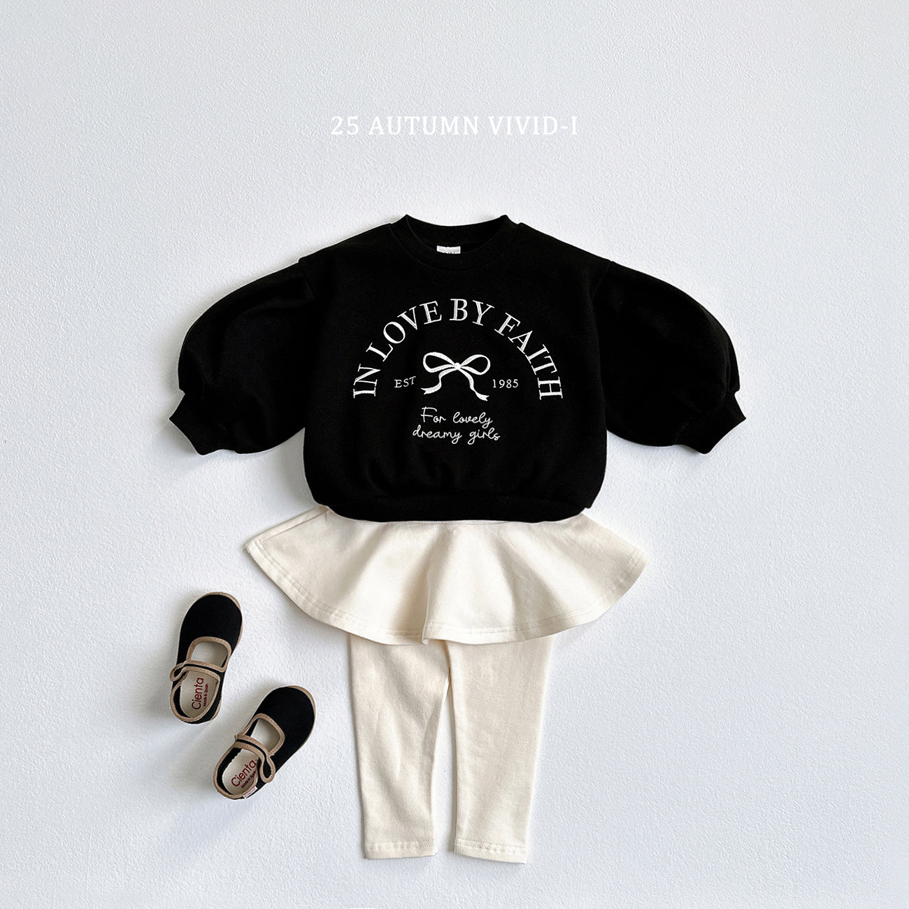 Puff Ribbon Sweatshirt