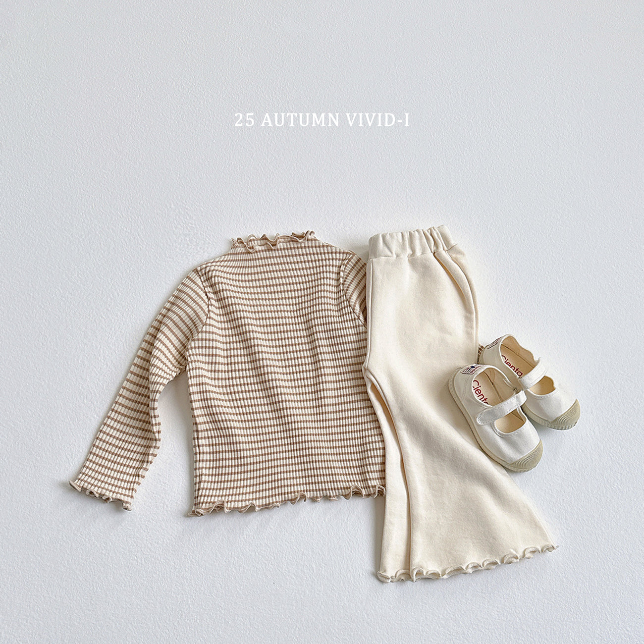 Stripe Ribbed Loose-fit T-shirt