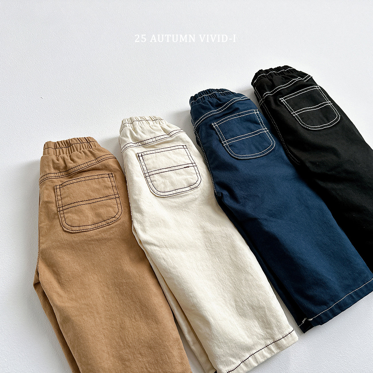 Fall Stitch Cotton Pants