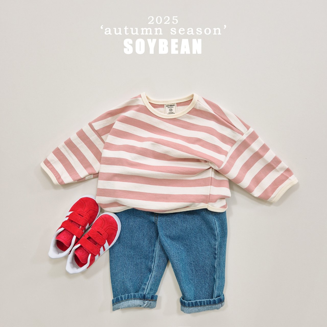 Ribbed Striped Sweatshirt