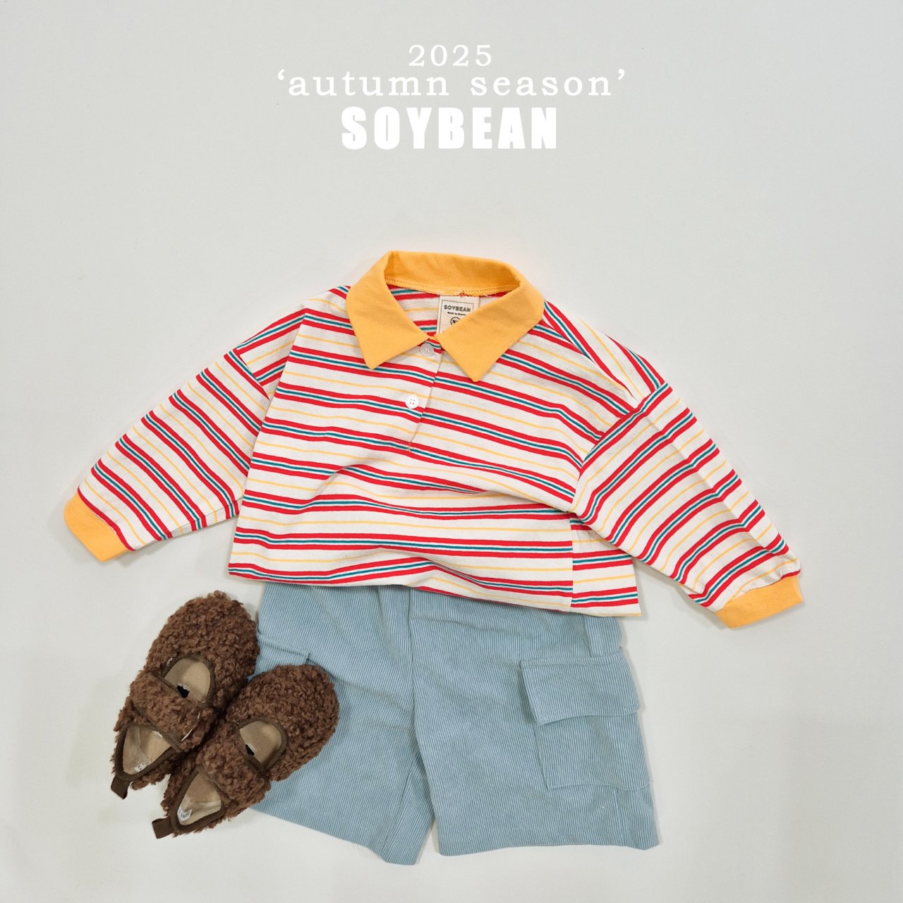 Colorblock Collar Tee