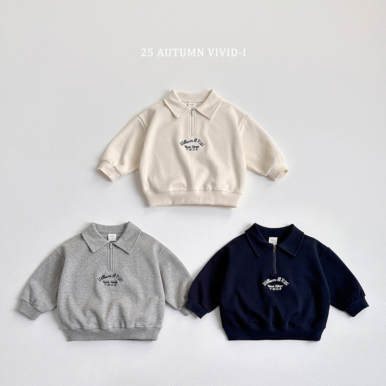 Embroidery Anorak Sweatshirt