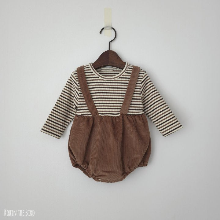 Corduroy Overall Suit