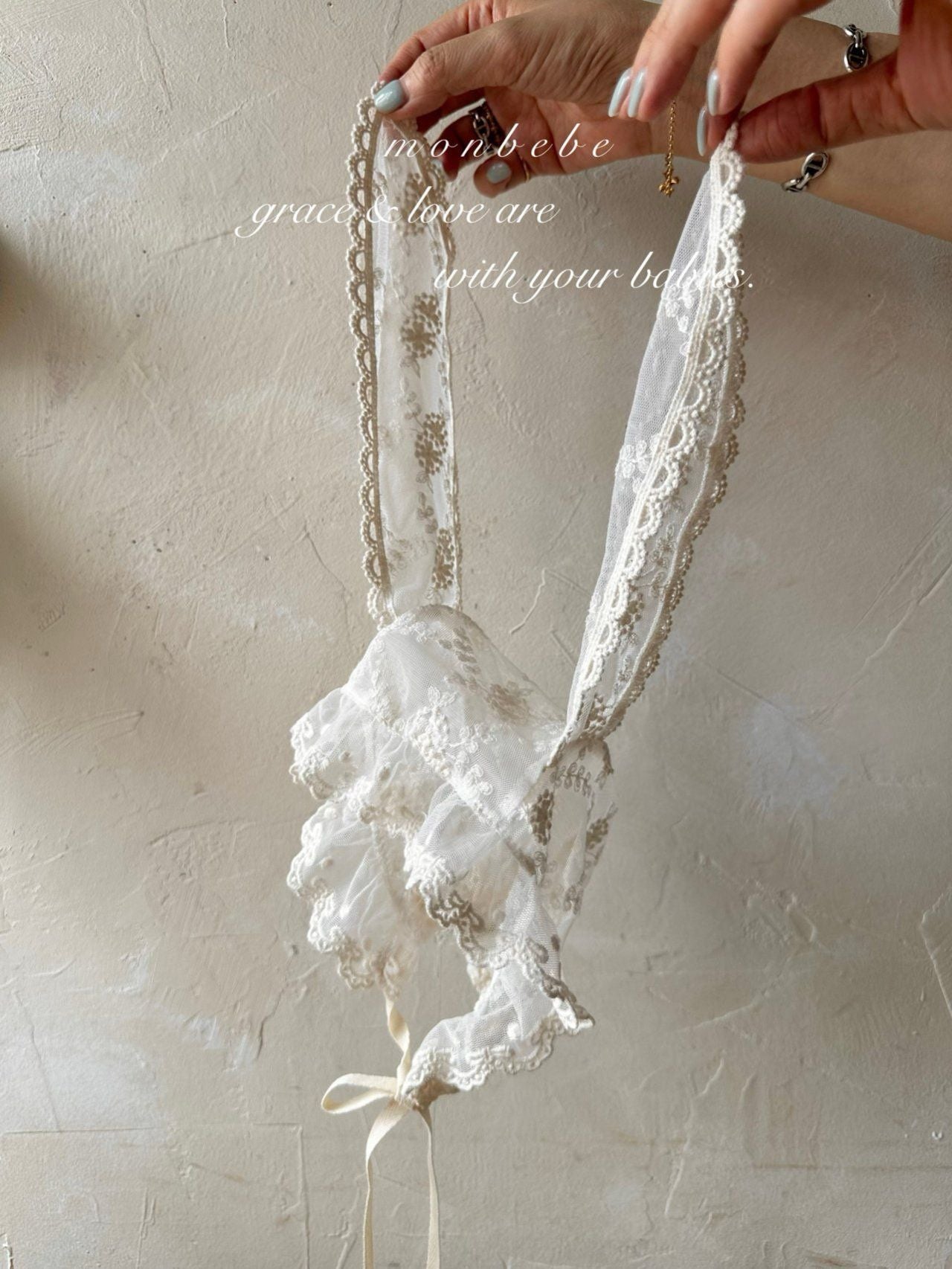 Lace Bunny Bonnet