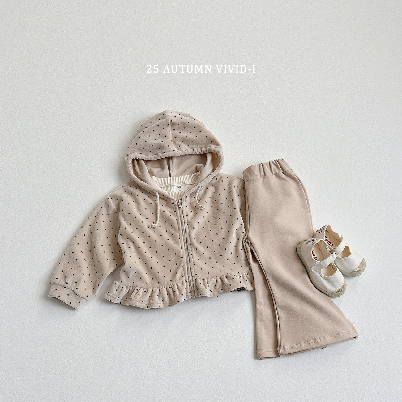 Velour Zip-up Set (Top + Bottom)