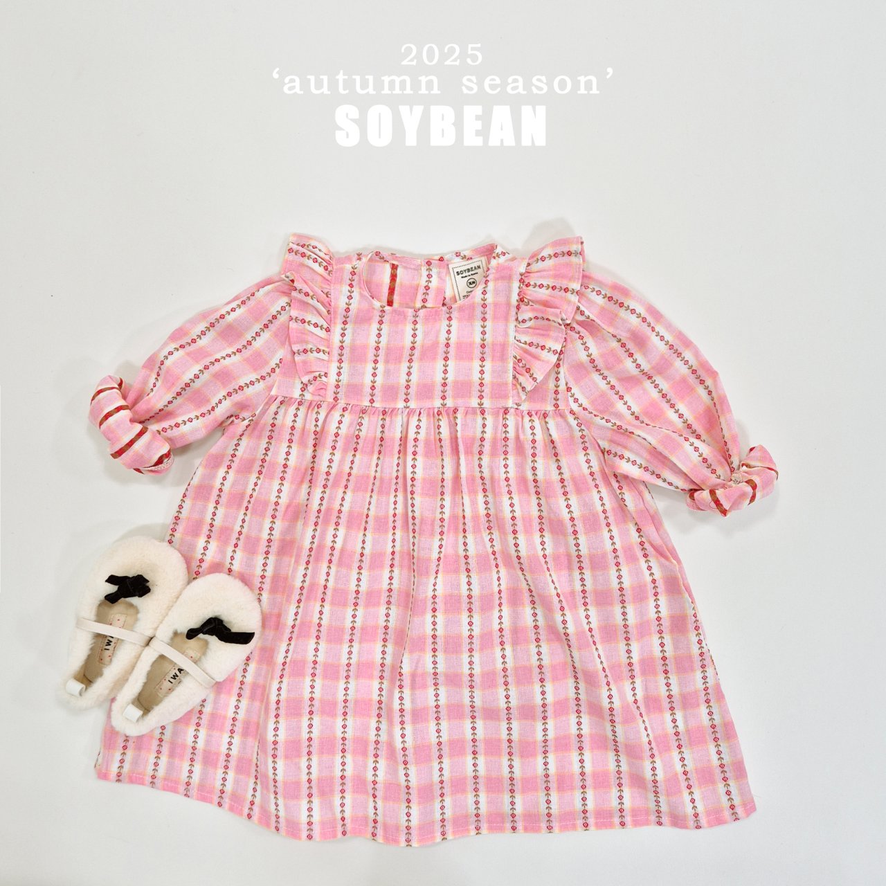 Check Flower Dress