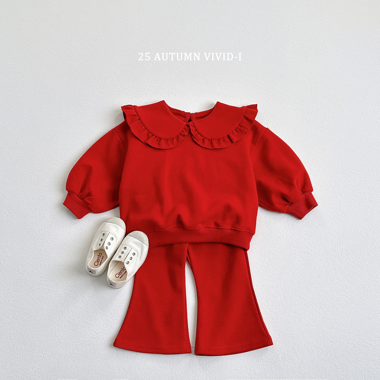 Round Collar Flared Set-up