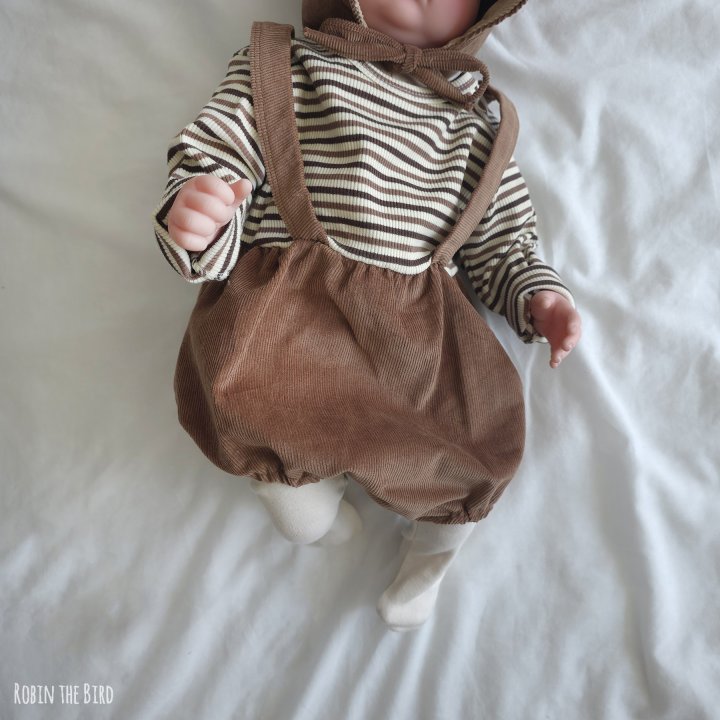 Corduroy Overall Suit