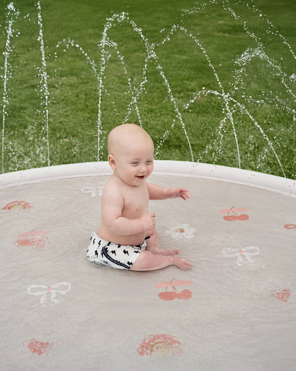 Sprinkler Splash Pad For Kids - Oversized Backyard Sprinkler