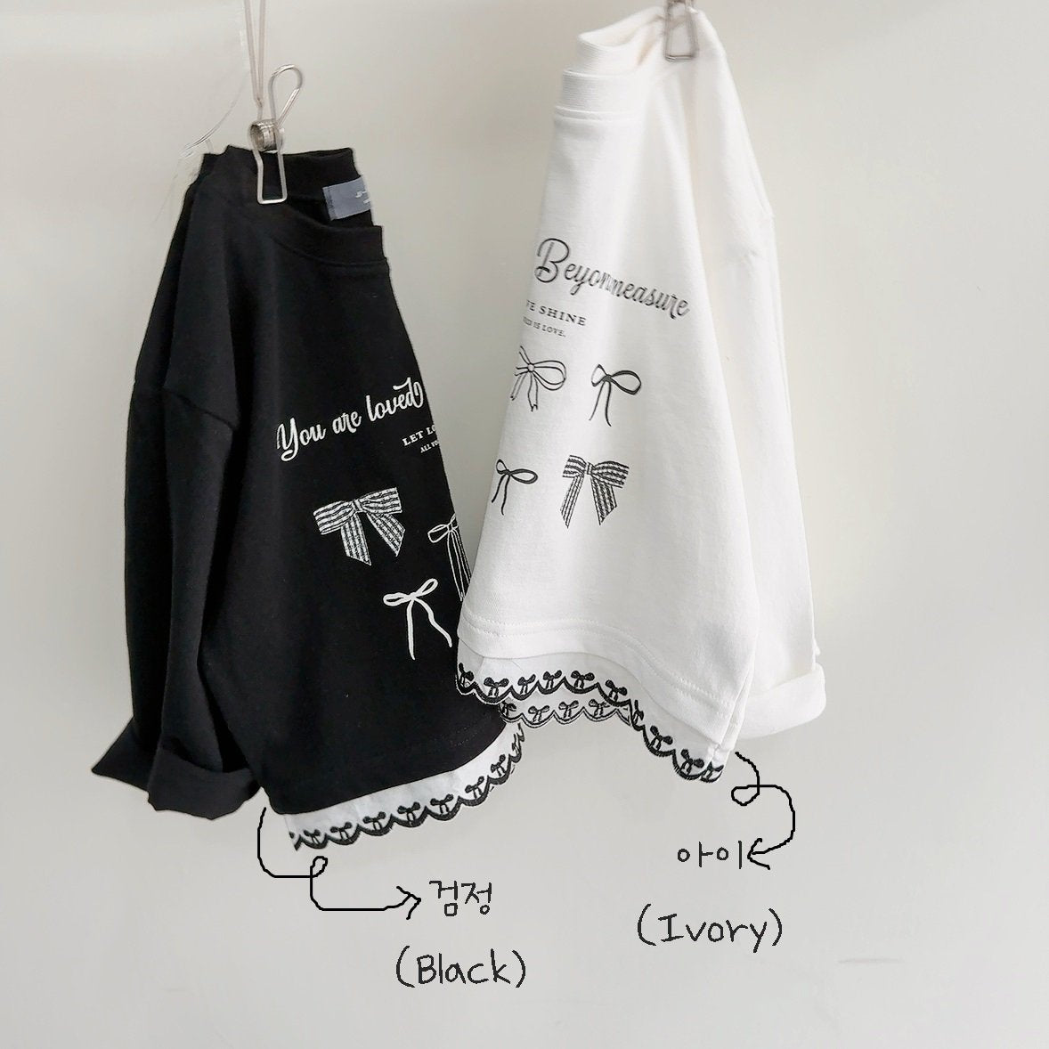 Ribbon Hem Lace Tee