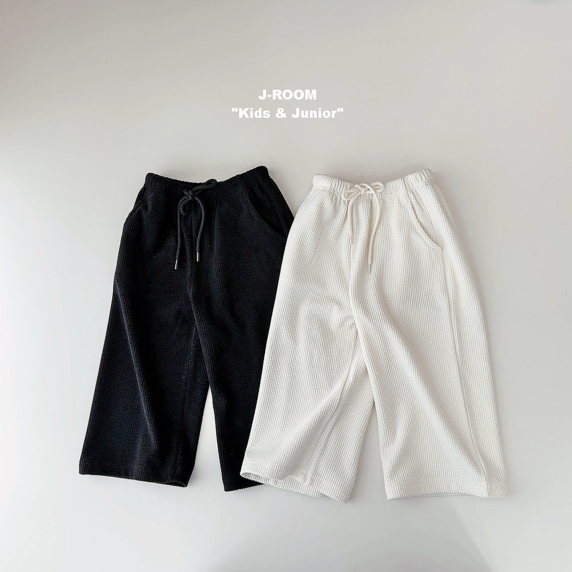 Soft Ribbed Wide Pants