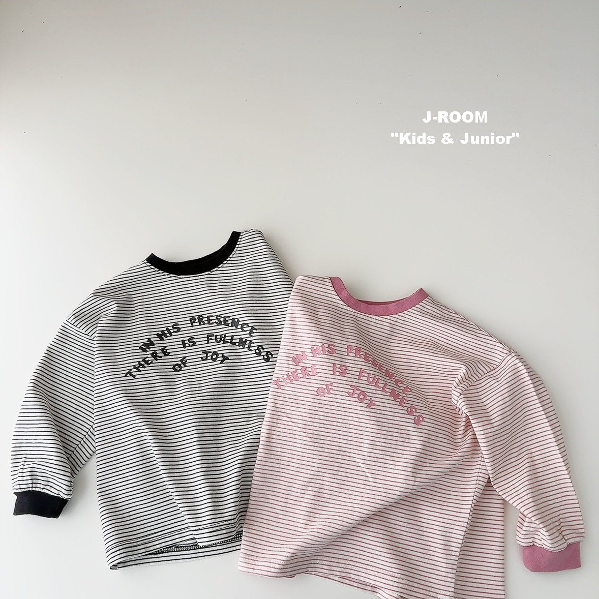 Ribbed Stripe Print Tee