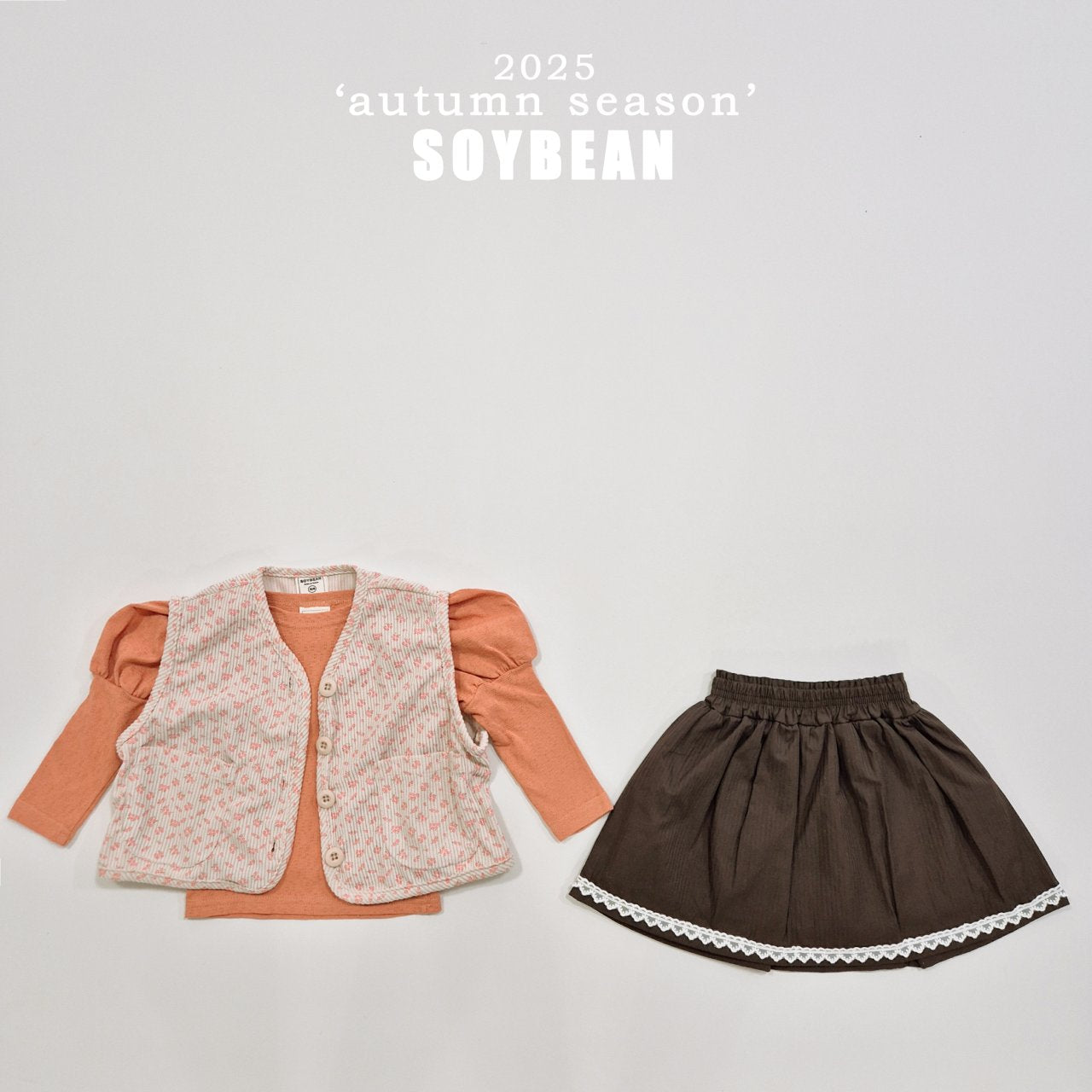 Corduroy Flower Vest