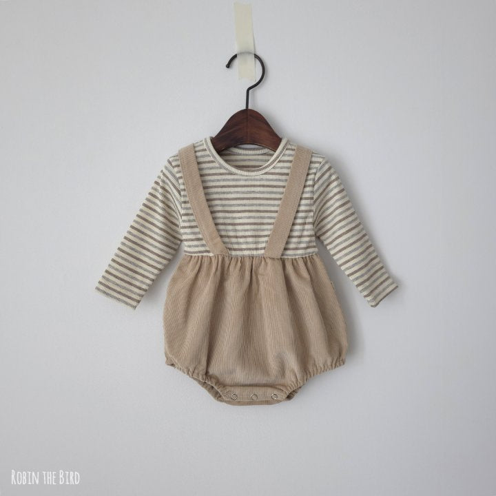 Corduroy Overall Suit
