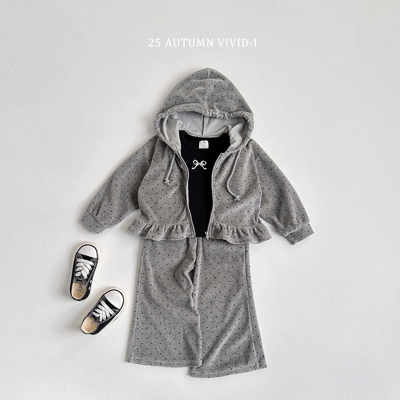 Velour Zip-up Set (Top + Bottom)