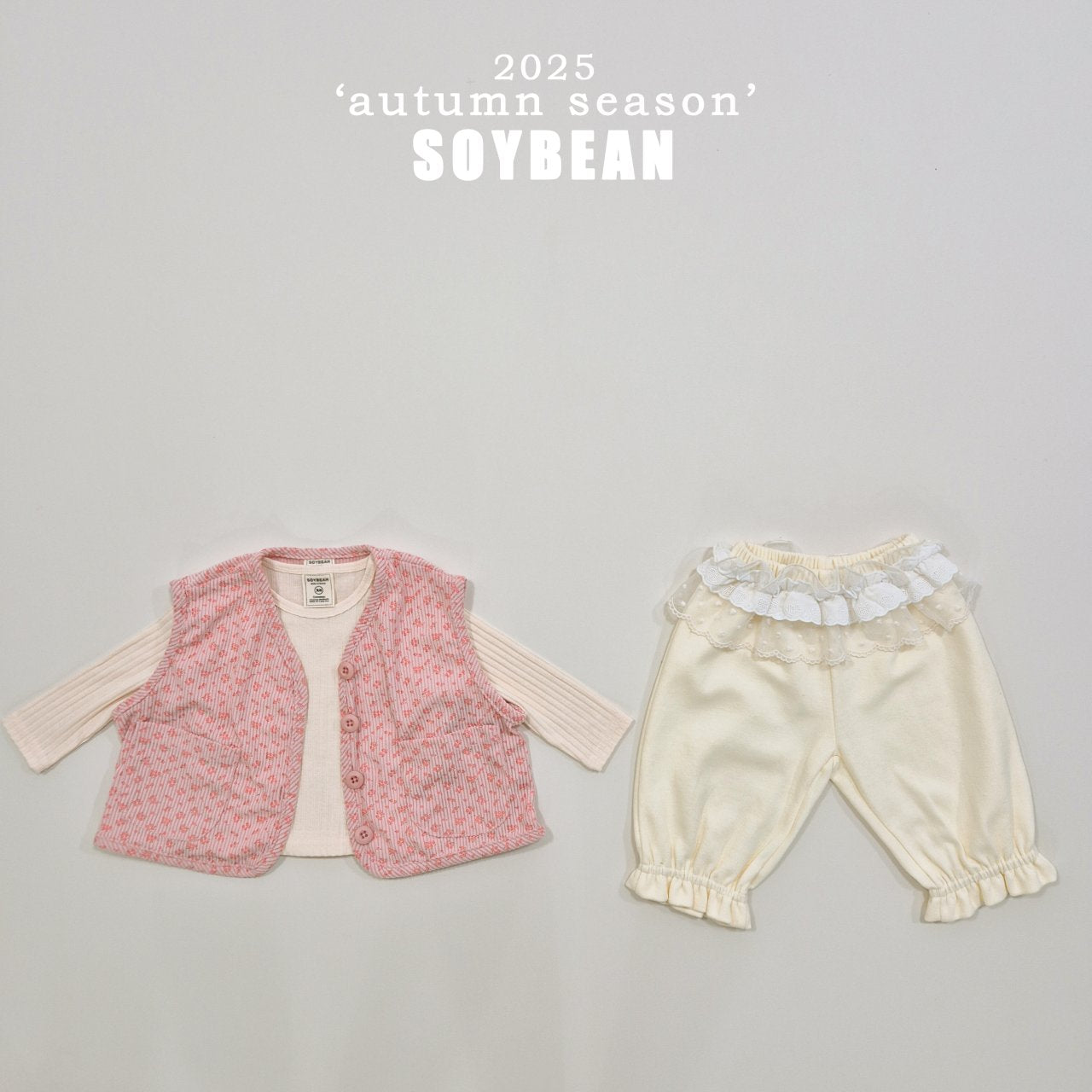 Corduroy Flower Vest