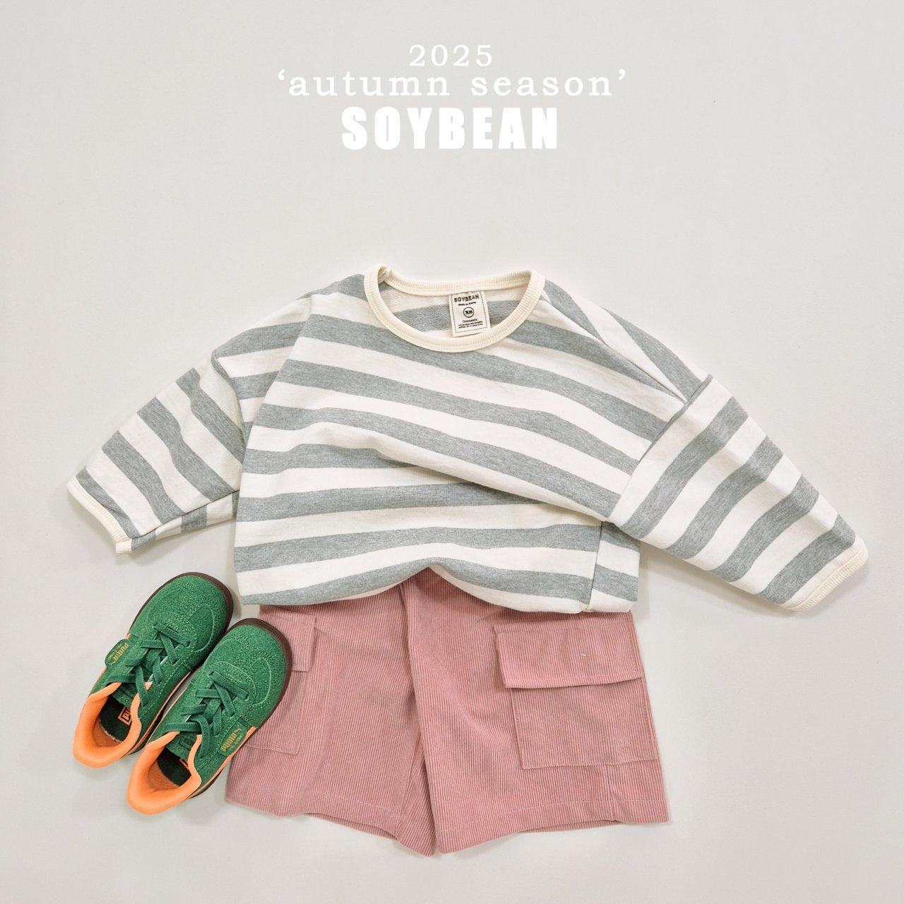 Corduroy Cargo 3/4 Pants