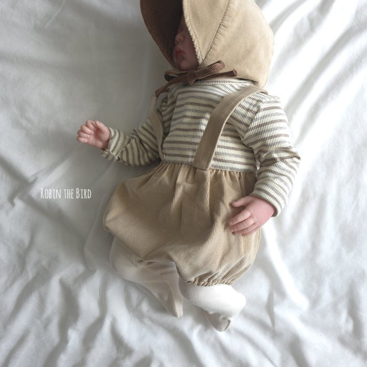 Corduroy Overall Suit