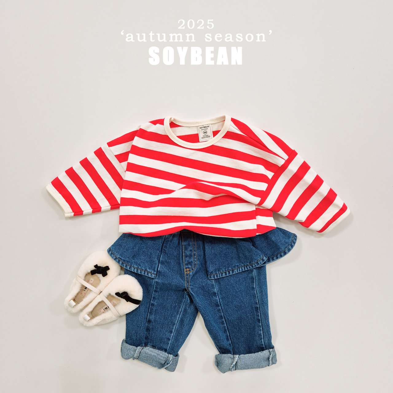 Ribbed Striped Sweatshirt