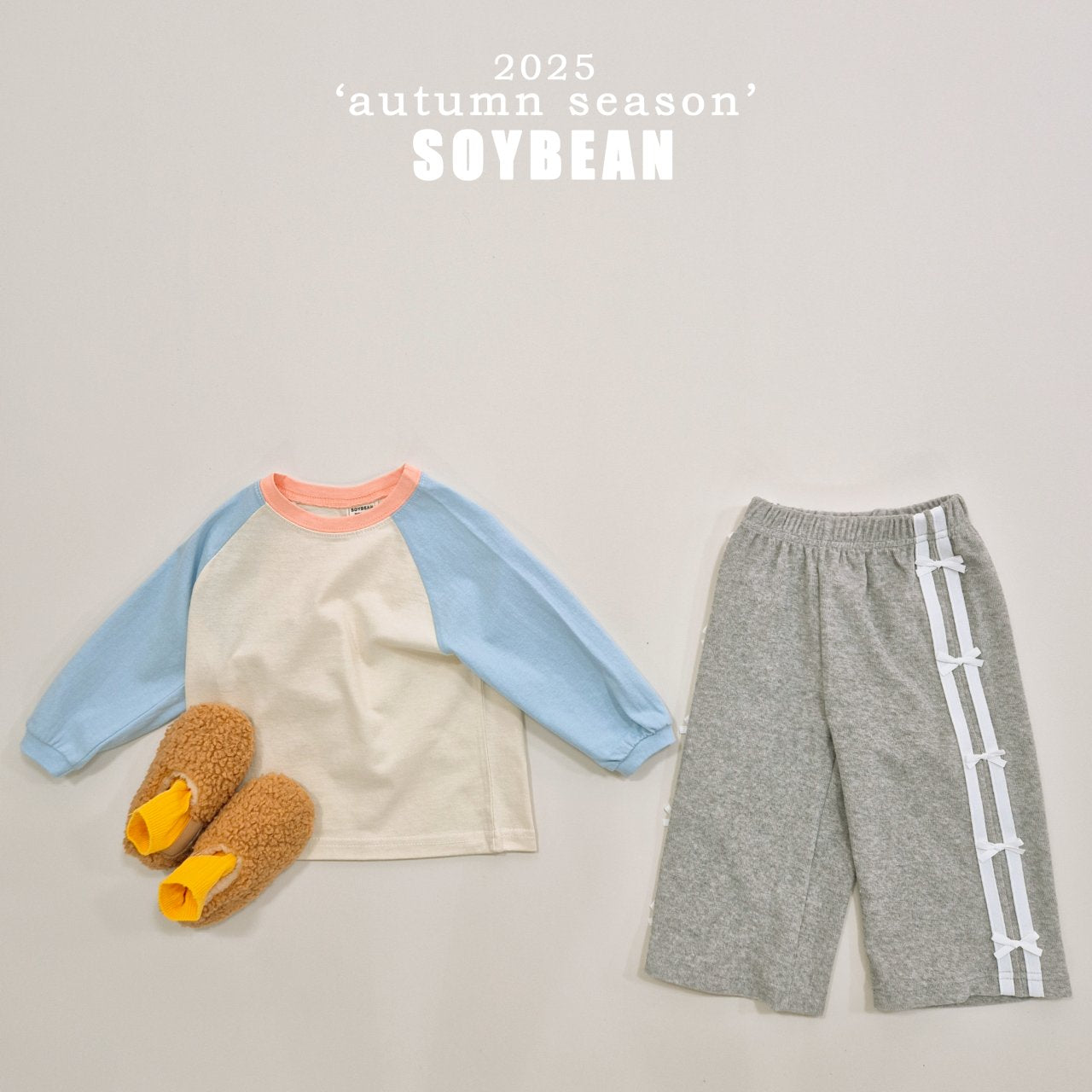 Ribbon Terry Line Pants