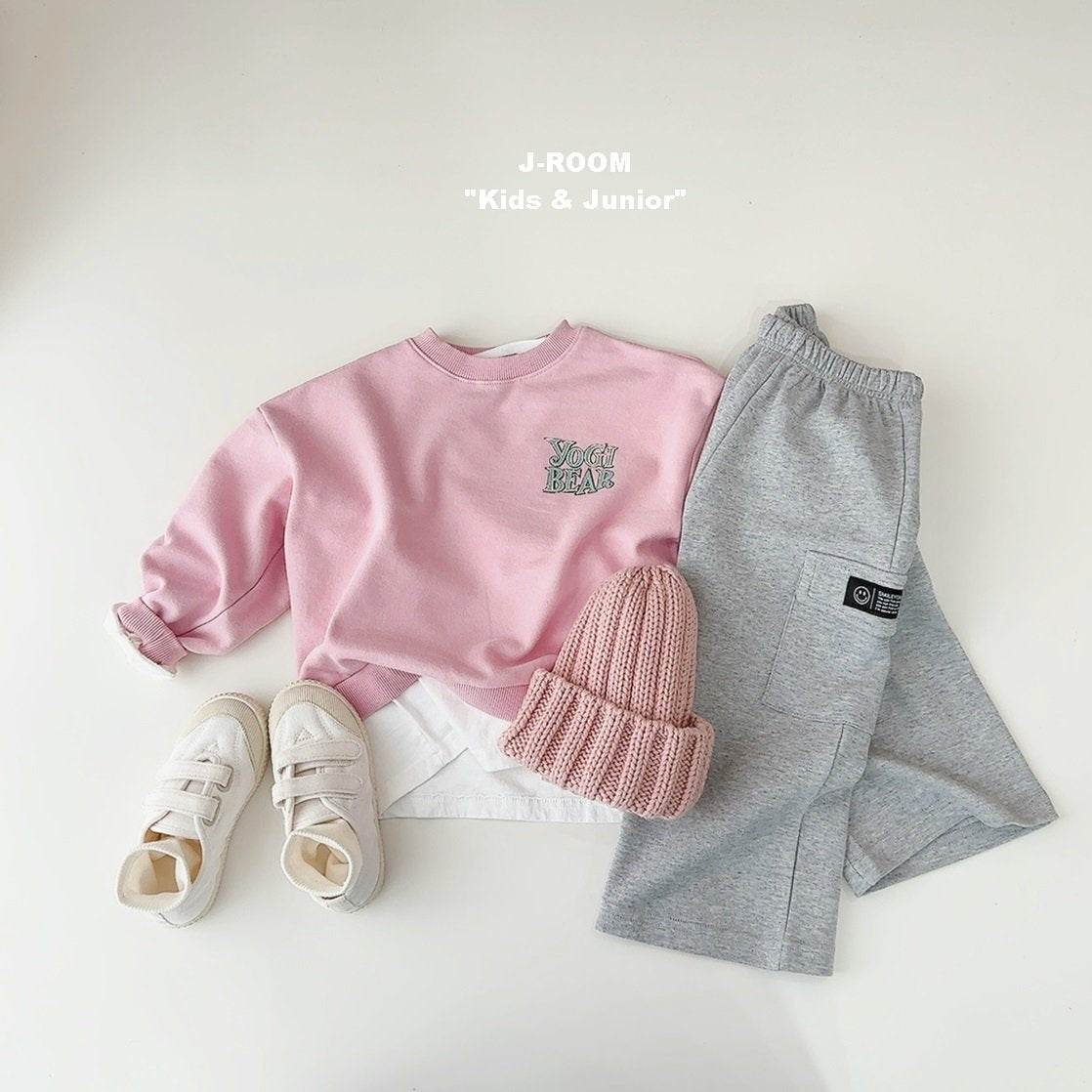 Pocket Label Wide Cargo Pants