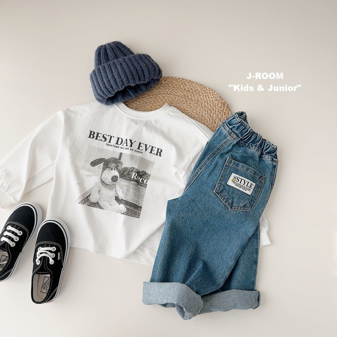 Black &amp; White Photo Print Tee